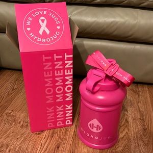 HYDROJUG Pink Moment Bundle + Black Leopard Print Sleeve